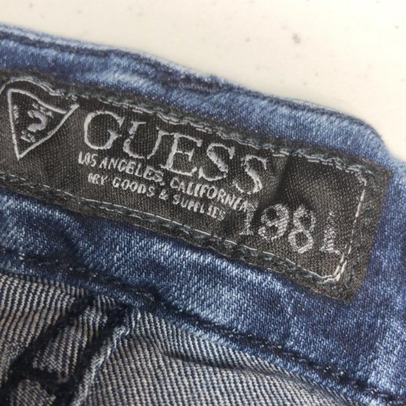 VINTAGE GUESS CURVY SOPHIA SKINNY JEANS 25x30 🦋 - Picture 2 of 15